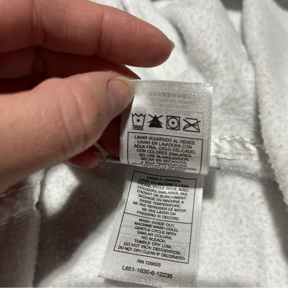 Disney Parks Walt Disney World L sparkly Minnie Mouse White Jacket Hoodie Note!! - Picture 11 of 13